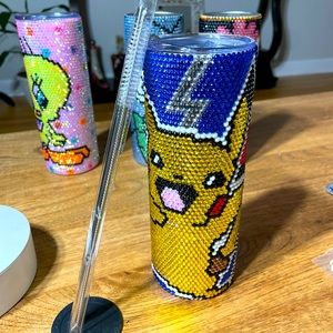 POKEMON 20oz DECORATED TUMBLER-SOLD